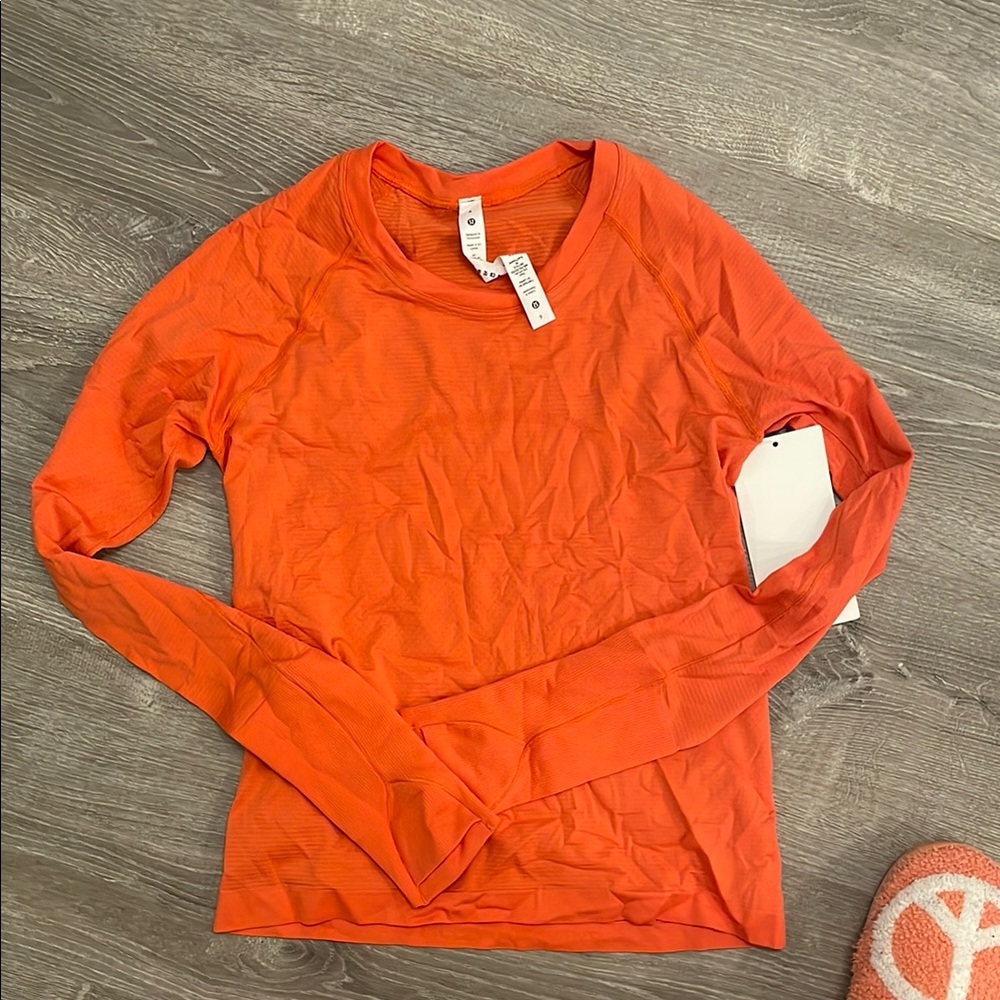 Lululemon Orange Athletic Top